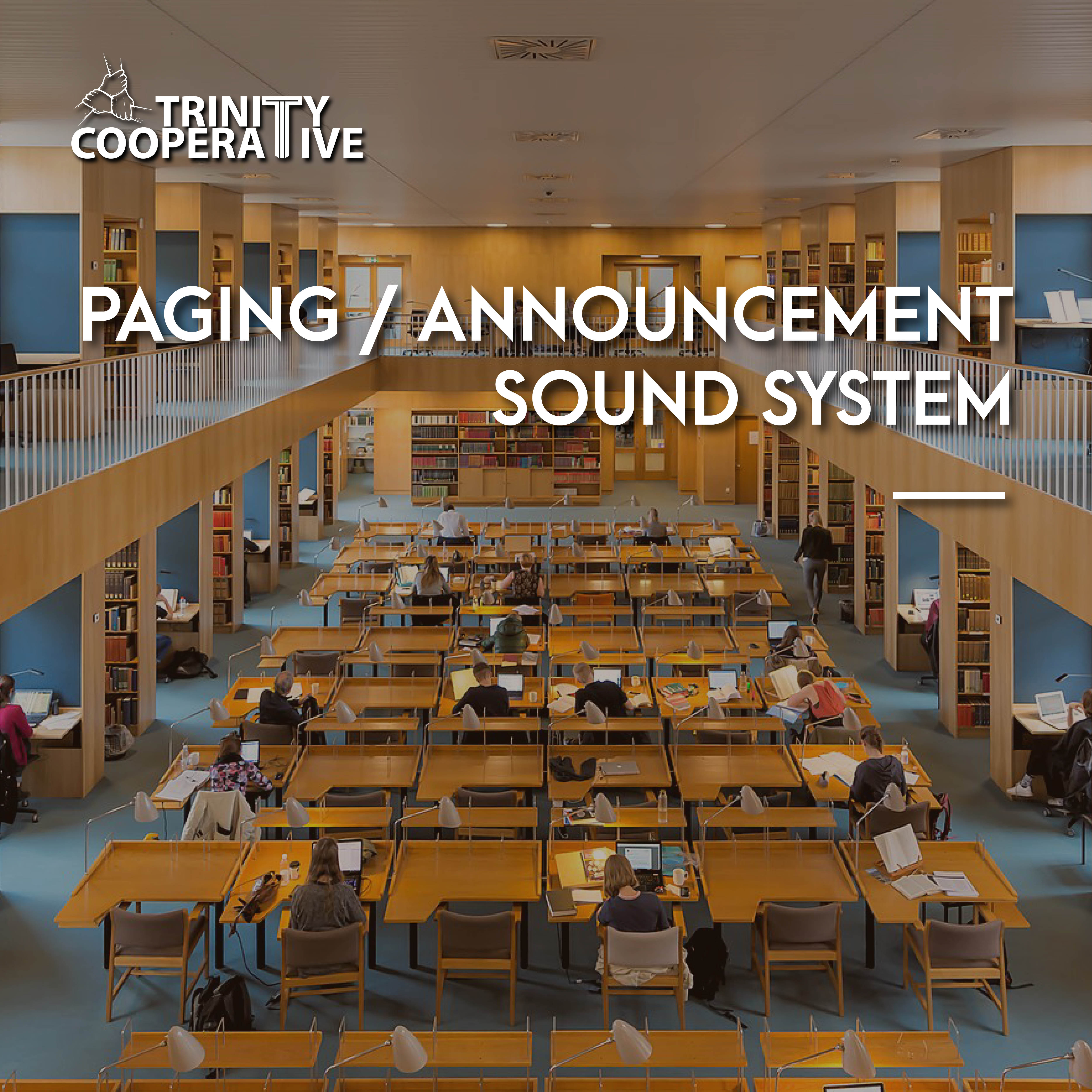 Paging / Announcement Sound System for Education Institution Emix